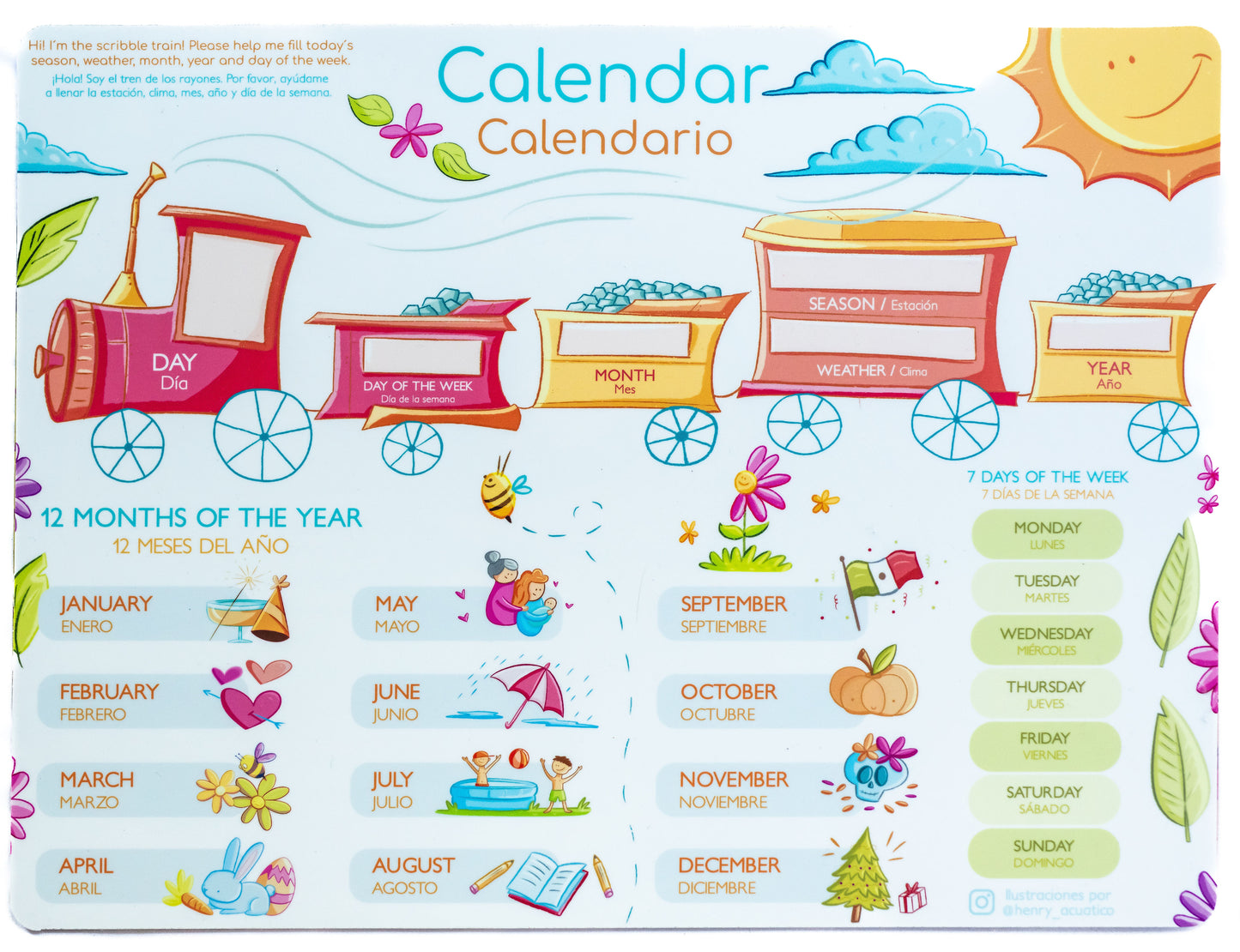 ESTACIONES Y CLIMAS / CALENDARIO